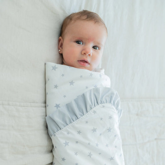 Manta de Algodón - Estrellas Grises | Algodones