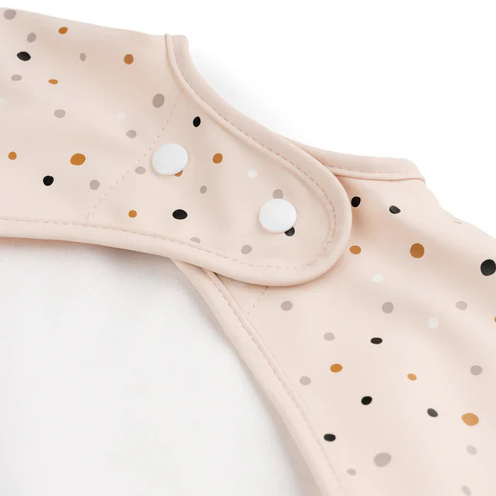 Babero Grande con Mangas y Bolsillo Happy Dots - Rosa