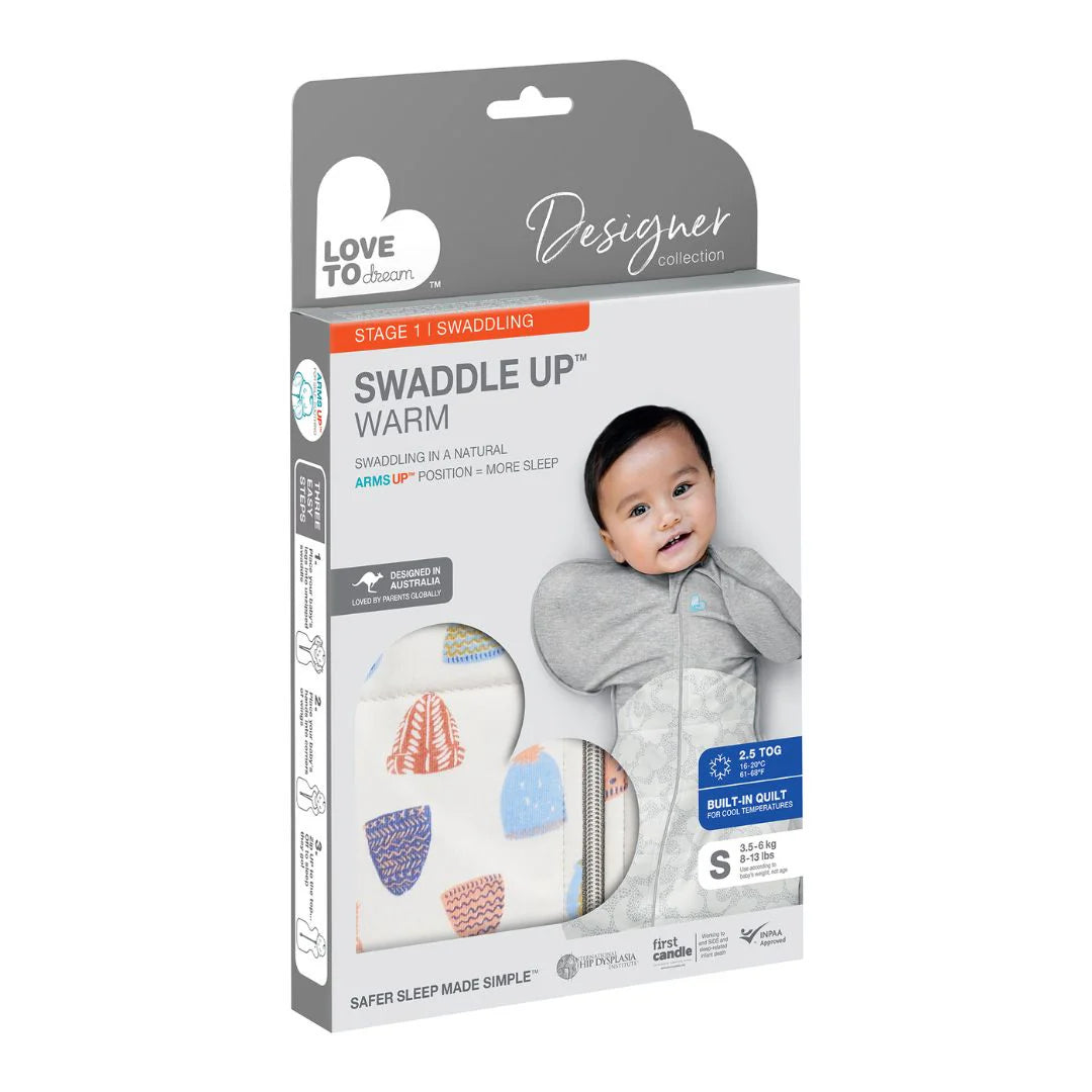 Swaddle UP™ Stage 1 TOG 2.5 Happy Hats