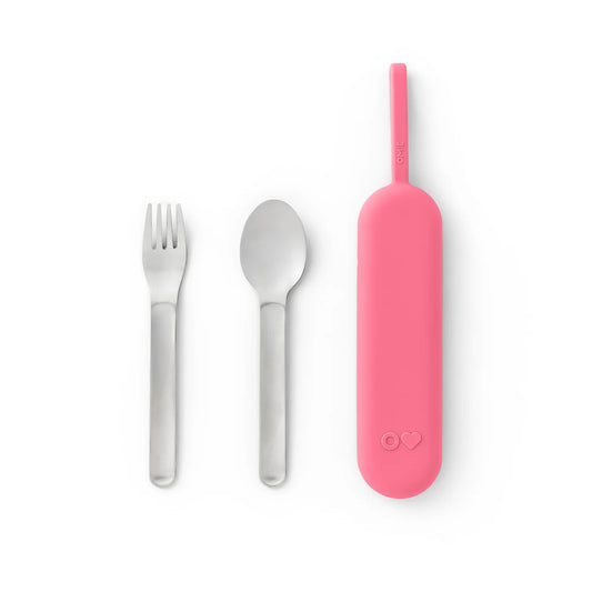 OmieBox UP Pod & Utensil - Set Porta Utensilios con Cubiertos para OmieBox UP® - Blush | Omie