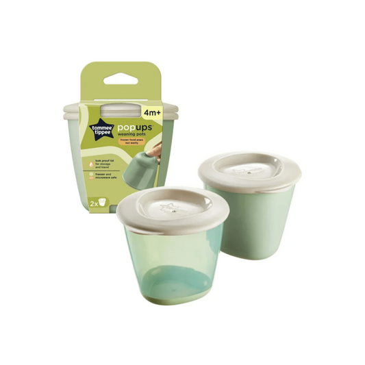 Set 2 Mini Contenedores Refrigerables Pop Ups | Tommee Tippee