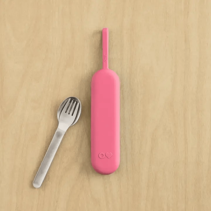OmieBox UP Pod & Utensil - Set Porta Utensilios con Cubiertos para OmieBox UP® - Blush | Omie