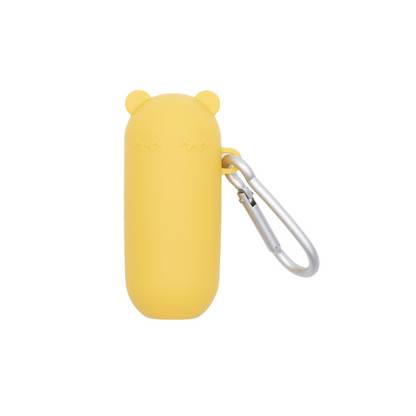 Bombilla en Caja Para Llevar Oso - Amarilla | We Might Be Tiny