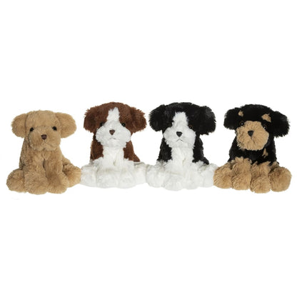 Peluche Perrito - Negro y Blanco