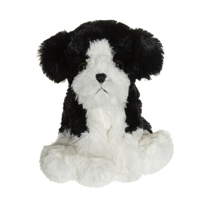 Peluche Perrito - Negro y Blanco