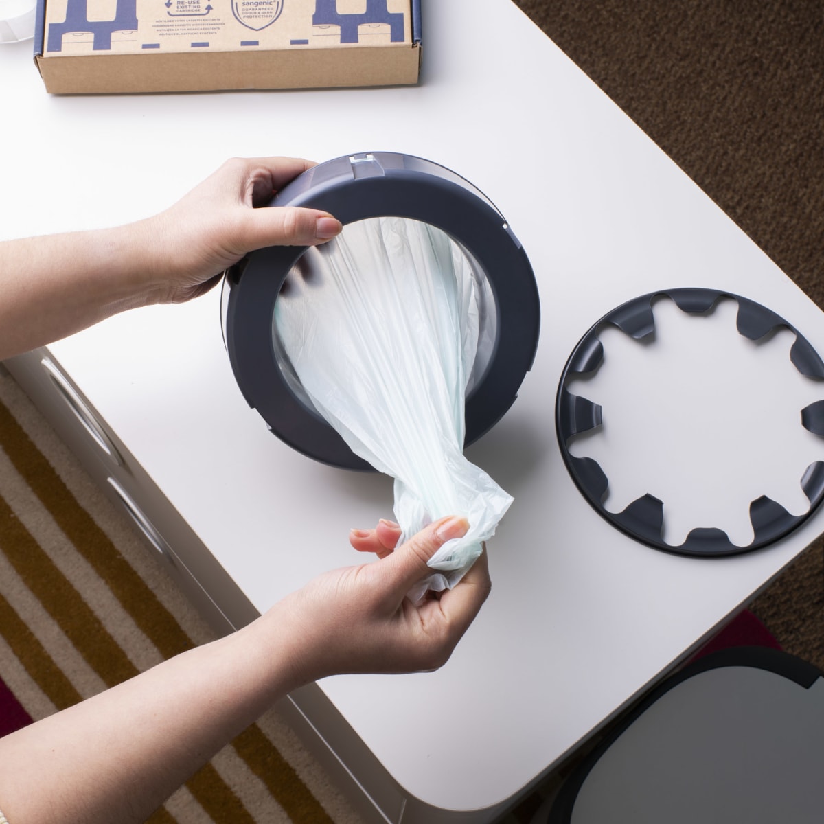 Contenedor de Pañales Sangenic Twist & Click + 4 Repuestos | Tommee Tippee