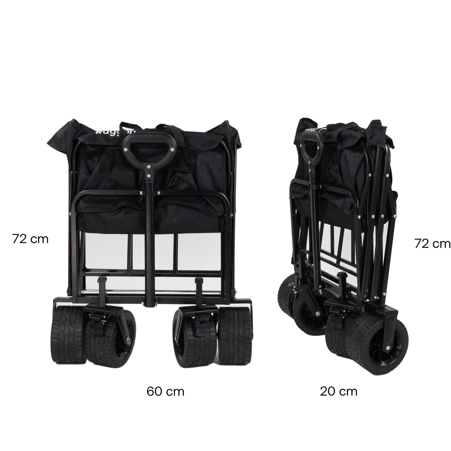 Carro de Arrastre Wagon - Negro