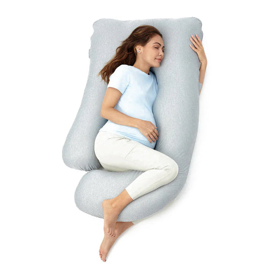 U-Shaped Pregnancy Pillow with Cooling Fabric