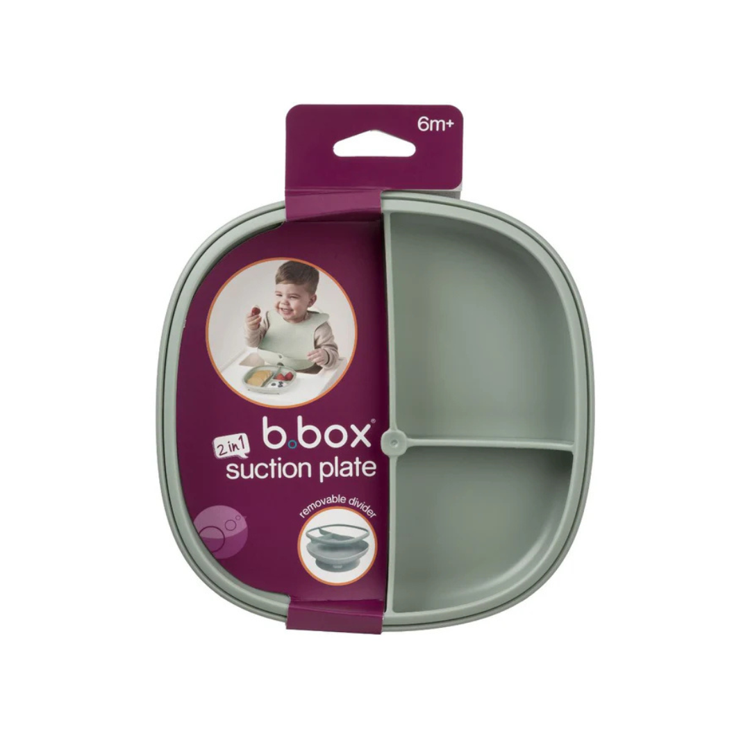 Plato con Ventosa 2 en 1 - Sage | b.box