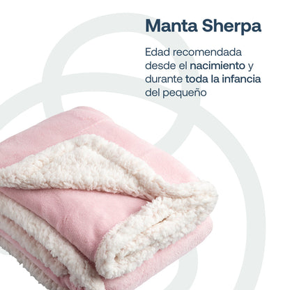 Manta Sherpa - Rosado | Bebesit
