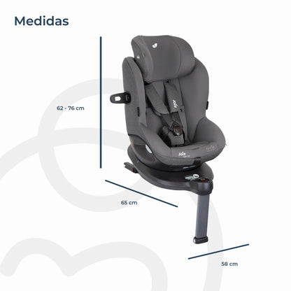 Silla de Auto Giratoria i-Spin 360™ - Shell Gray | Joie