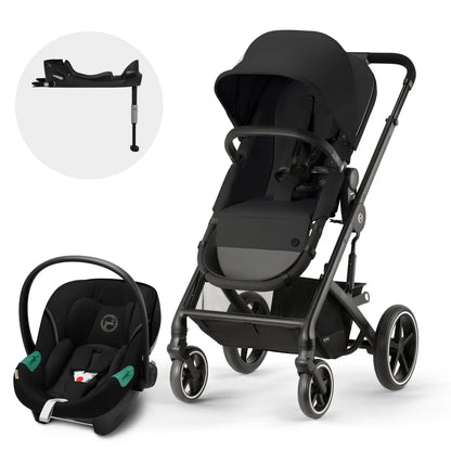 Travel System: Balios S Lux 2.0 + Aton S2 Chair + Base - River Blue