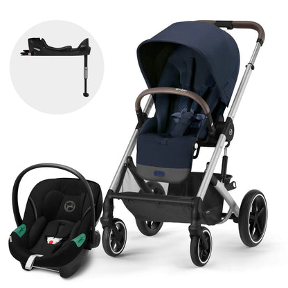 Travel System: Balios S Lux 3.0 + Aton S2 Chair + Base - Lava Gray 