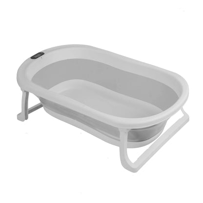 Bañera Plegable para Bebé con Hamaca - Jelly Gris