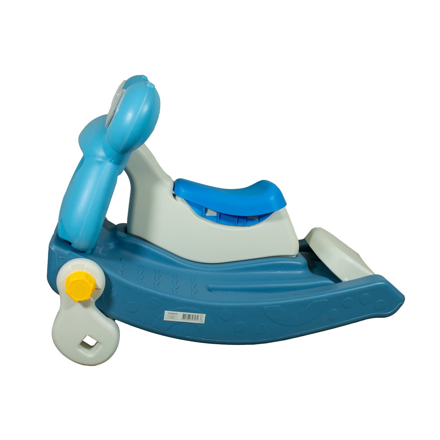 Balancín Resbalín Tobogán 2 en 1 - Azul | Bebesit