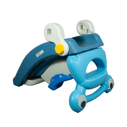 Balancín Resbalín Tobogán 2 en 1 - Azul | Bebesit