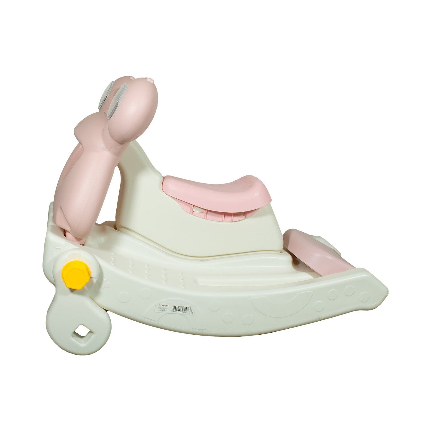 Balancín Resbalín Tobogán 2 en 1 - Rosa | Bebesit