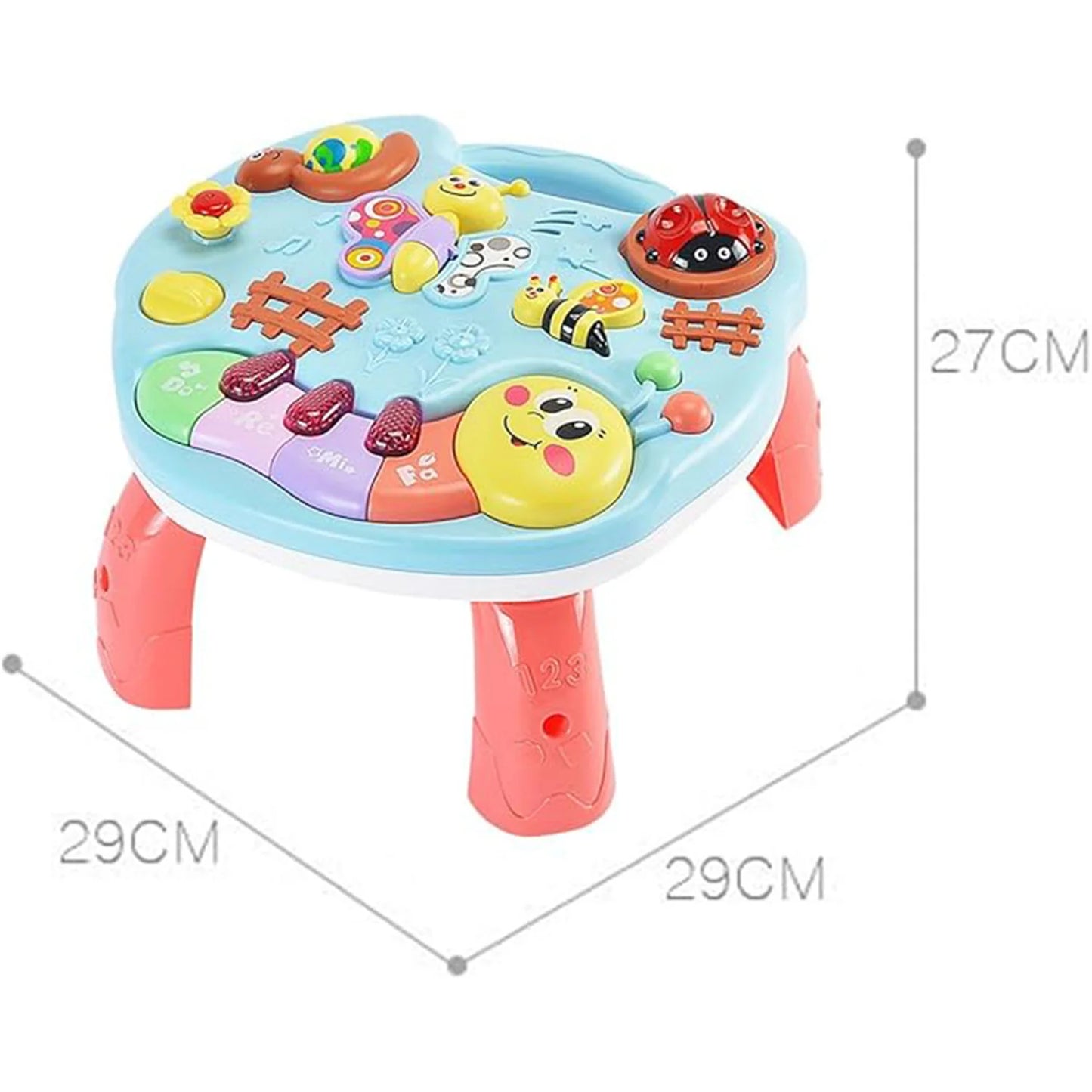 Mesa Piano Interactivo 2 en 1 - Granja | Bebesit