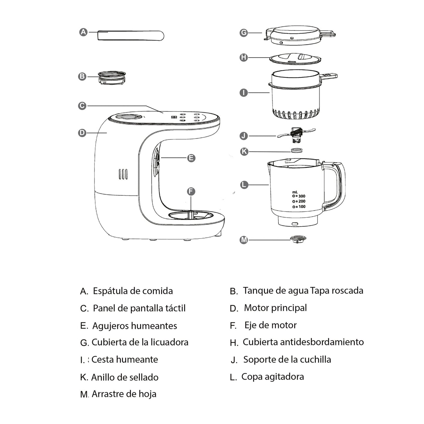 Procesador de Alimentos Winser Cook | Bebesit