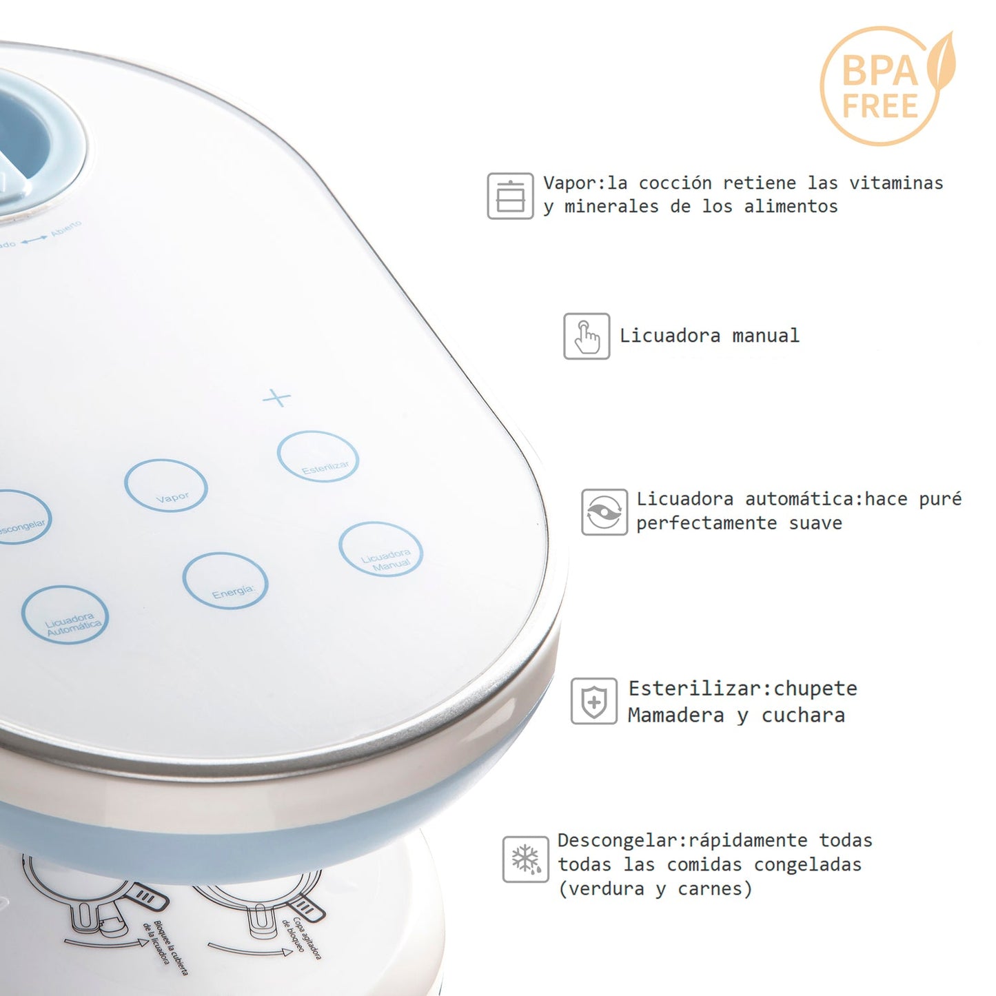 Procesador de Alimentos Winser Cook | Bebesit