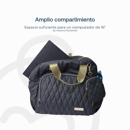 Mochila Maternal Premium - Black Gold | Bebesit