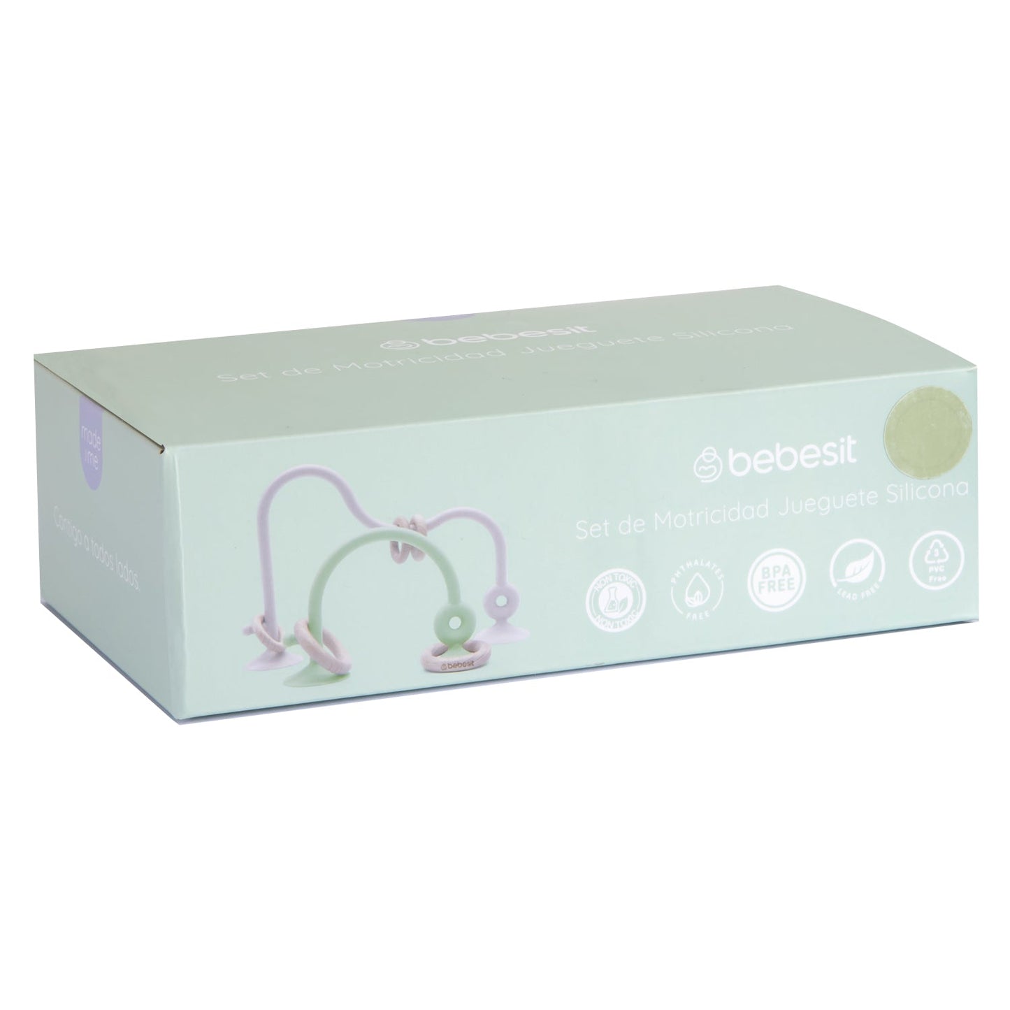 Juego Puzzle para Silla de Comer Montessori - Verde | Bebesit