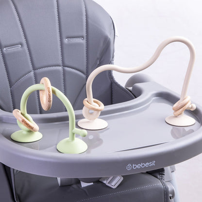 Juego Puzzle para Silla de Comer Montessori - Verde | Bebesit