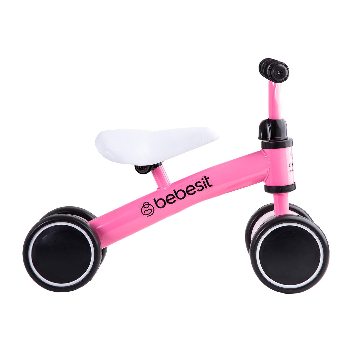 Bicicleta Aprendizaje 4 Ruedas XT02 - Rosa | Bebesit