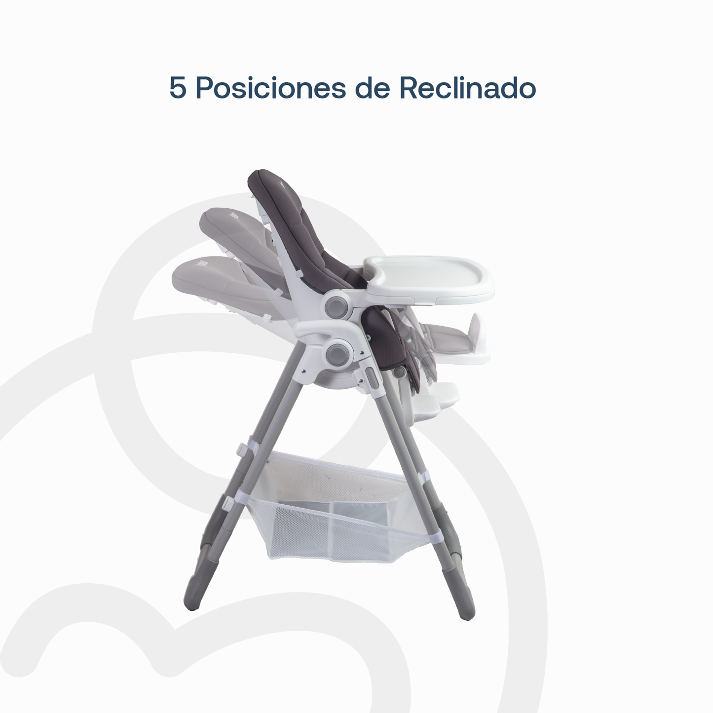 Silla de Comer Snack LX - Gris | Bebesit