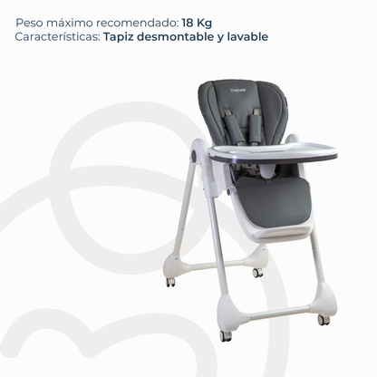 Silla de Comer EasyFeed - Gris | Bebesit