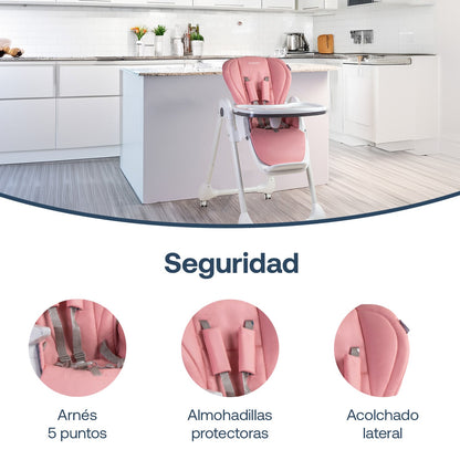 Silla de Comer EasyFeed - Rosado | Bebesit