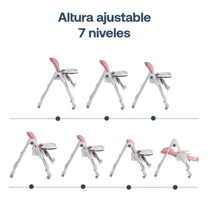 Silla de Comer EasyFeed - Rosado | Bebesit