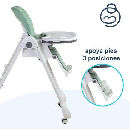 Silla de Comer EasyFeed - Verde | Bebesit