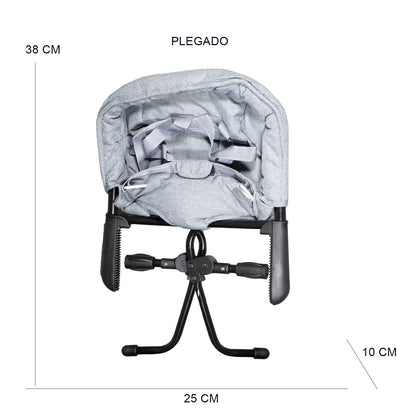 Silla de Comer Eat & Bear - Sujeción de Mesa Portable - Gris | Bebesit