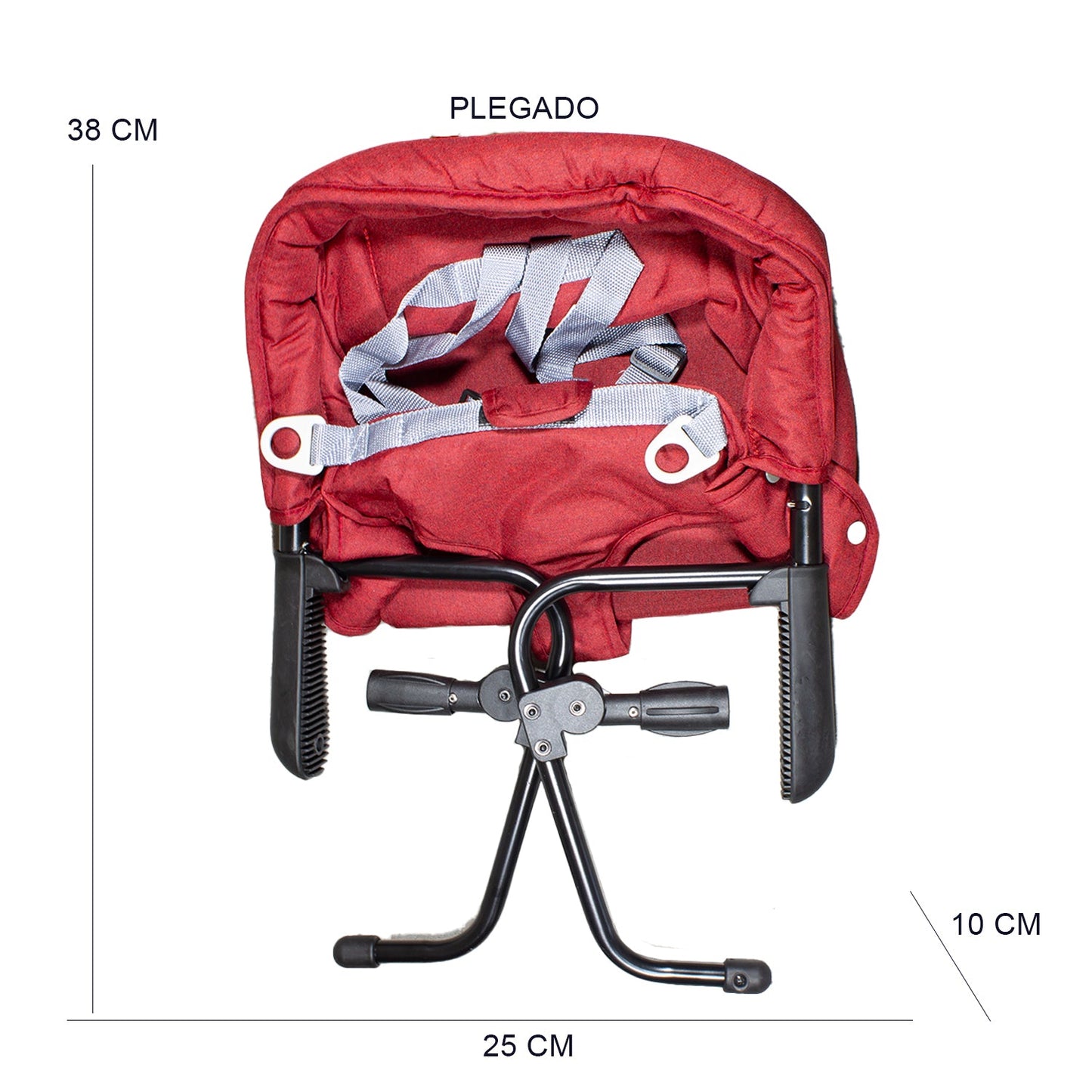 Silla de Comer Eat & Bear - Sujeción de Mesa Portable - Roja | Bebesit