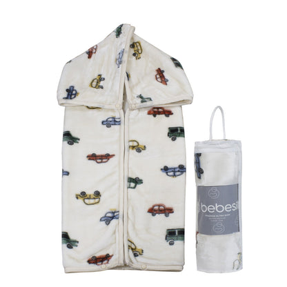 Saco con Broche Ultra Soft - Auto - Beige | Bebesit