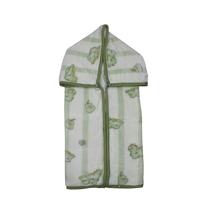 Saco con Broche Ultra Soft - Dino - Verde | Bebesit