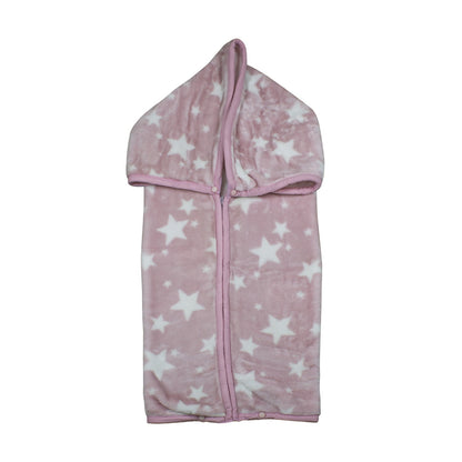 Saco con Broche Ultra Soft - Estrella - Rosado | Bebesit