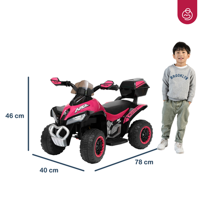 Cuatrimoto Eléctrica Quad LX - Rosa | Bebesit