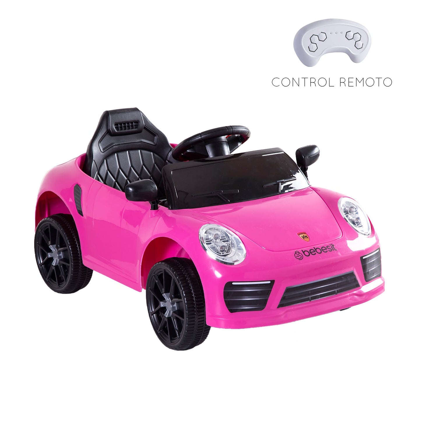 Auto Deportivo Eléctrico Race - Rosa | Bebesit