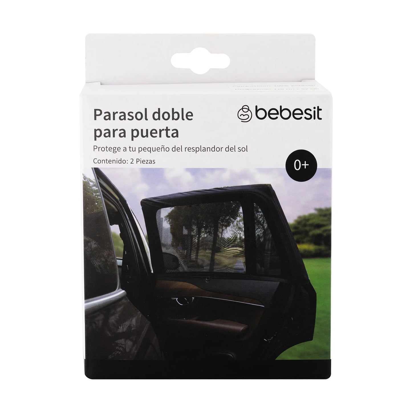 Pack de 2 Protectores Solares Flexibles para Ventanas de Auto