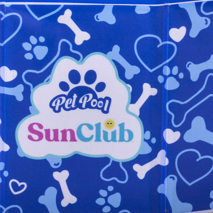 Piscina Bañera Plegable para Mascotas Azul | Bebesit