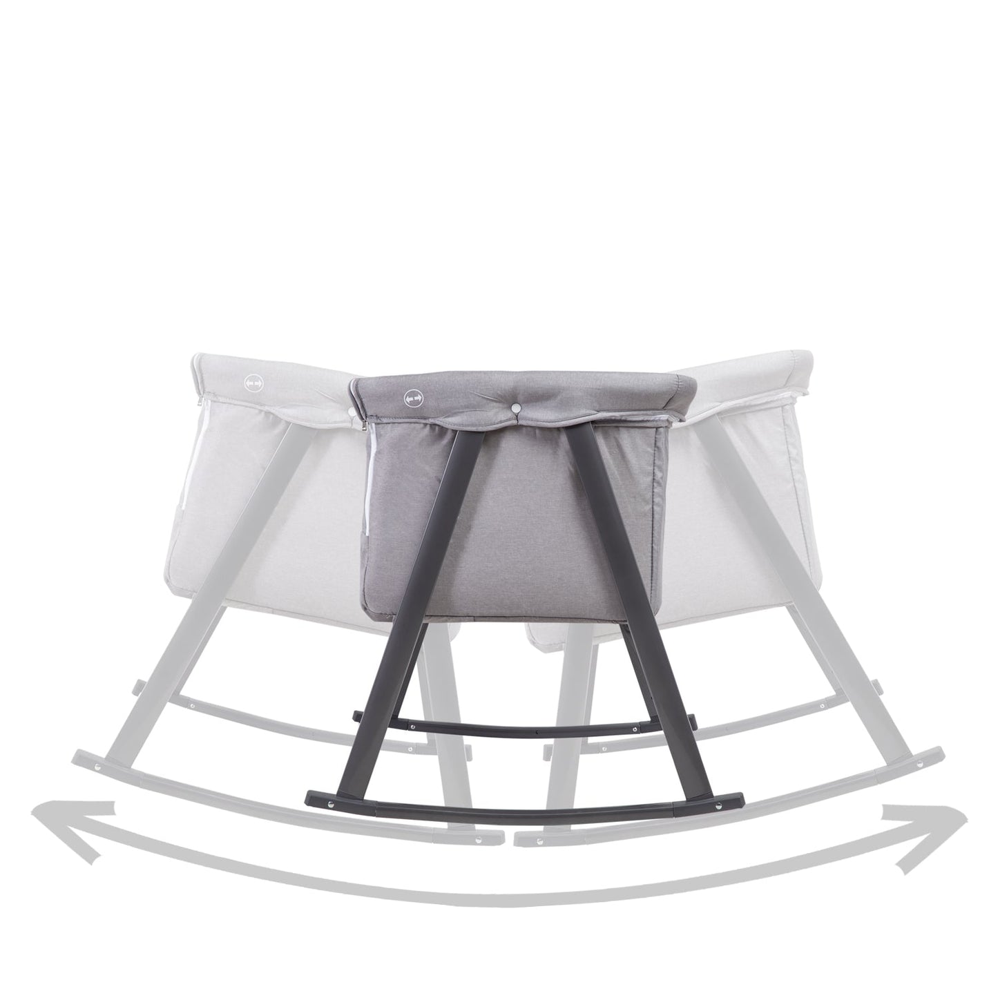 Cuna Moisés Balancín con Mosquitero - Gris | Bebesit