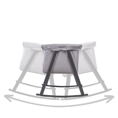 Cuna Moisés Balancín con Mosquitero - Gris | Bebesit