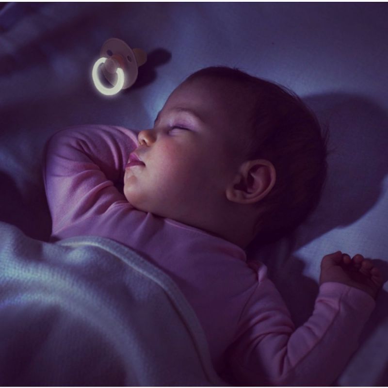 Pack de 2 Chupetes - Sage & Cloud Glow Night | BIBS