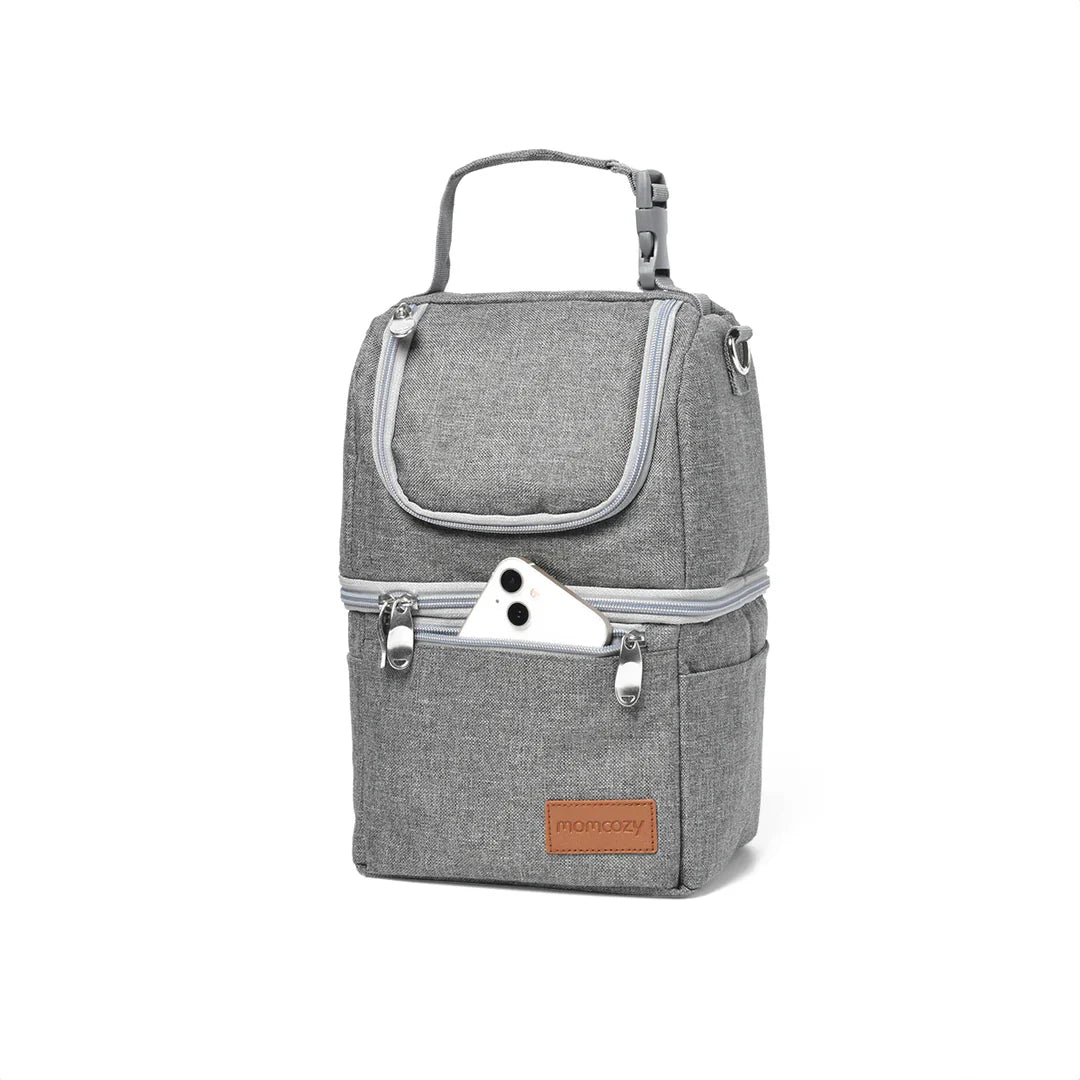 Bolso Cooler para Leche Materna - Gris