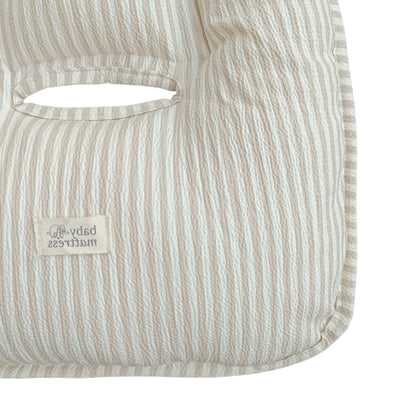 Cojín para Coche - Beige Rayas | Baby Mattress