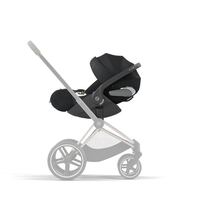 Silla Nido Cloud T + Base Giratoria T i-Size - Sepia Black Plus | CYBEX