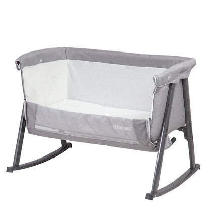Cuna Moisés Balancín con Mosquitero - Gris | Bebesit