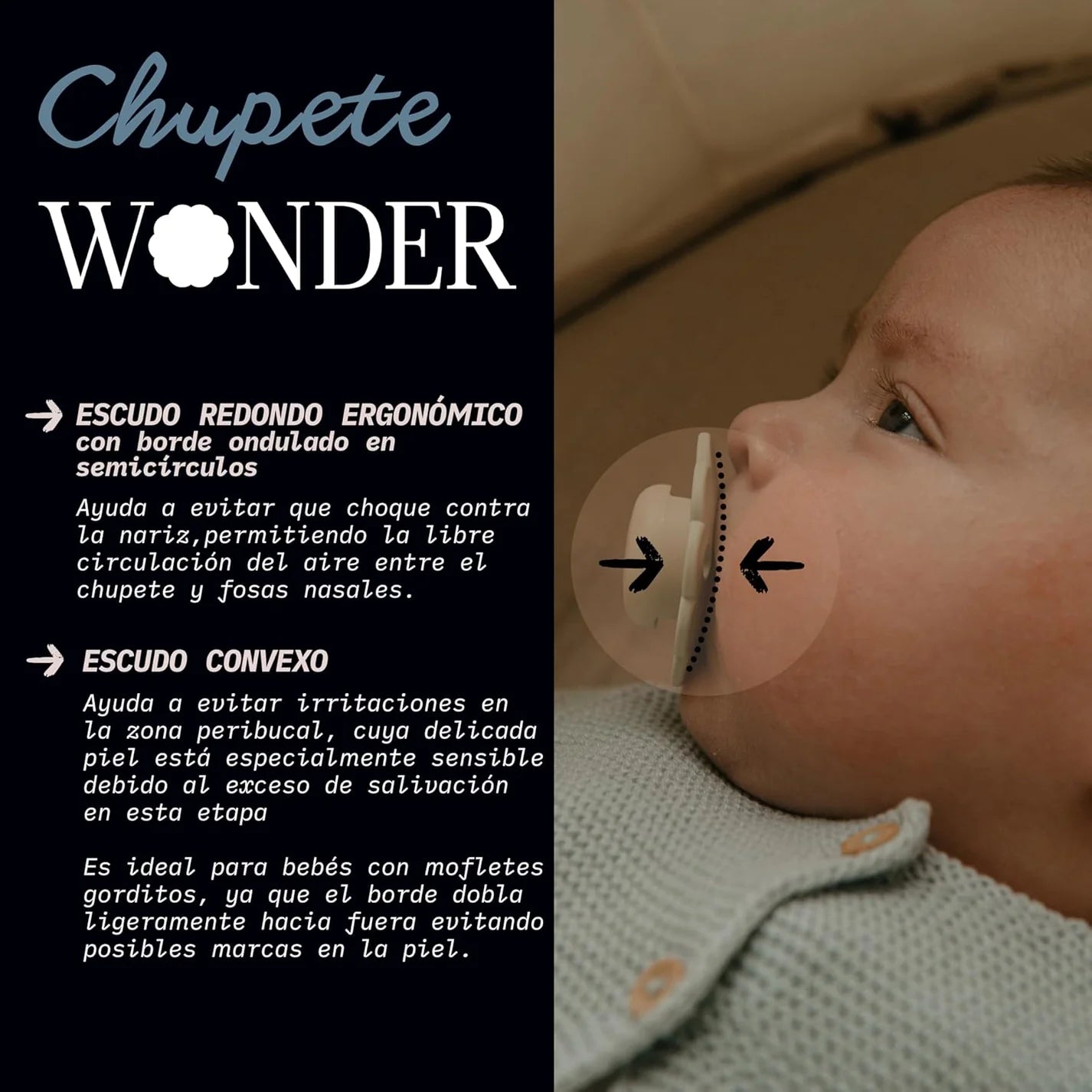 Pack de 2 Chupetes Wonder - Tetina Fisiológica Sx Pro - Magen y Chal